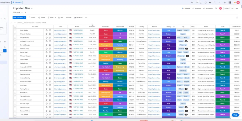 Airtable project management system build