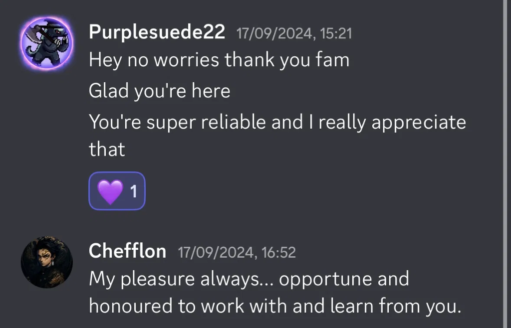 Client recommendation — Discord